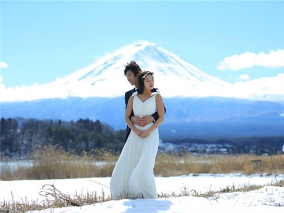Villa Away From Noise,View Fuji Mt In The Designer House Yamanakako Exterior foto